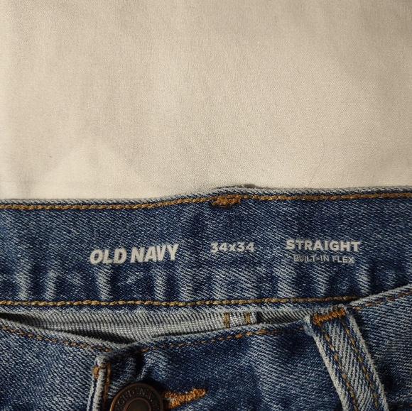 Old Navy Relaxed Fit Blue Jeans - Picture 2 of 4